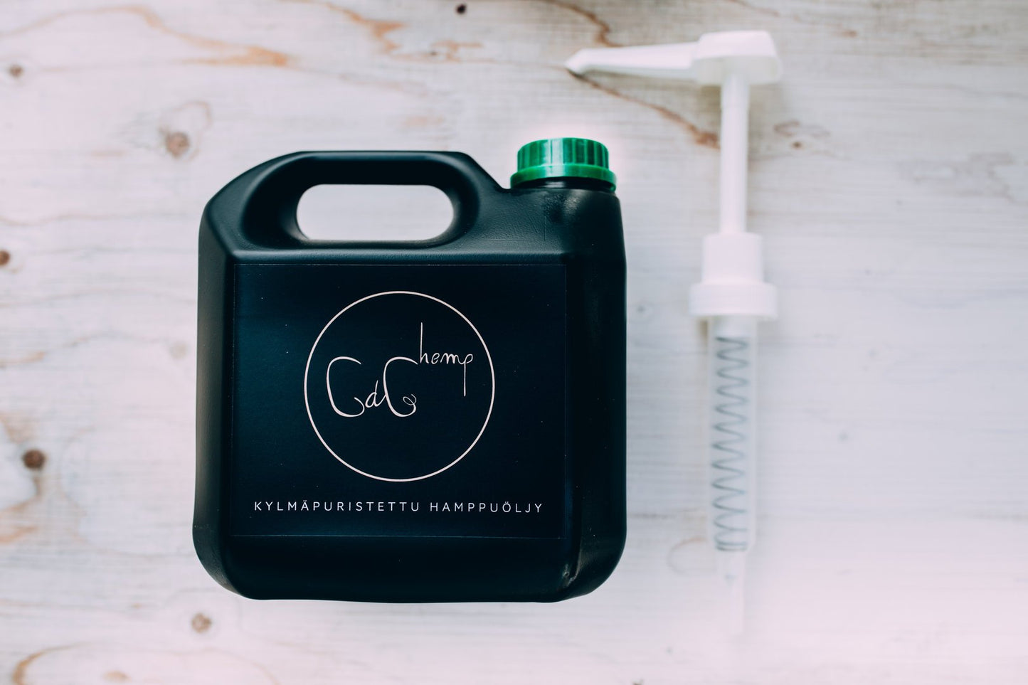 CdG HEMP: kylmäpuristettu hampunsiemenöljy ja pumppu hevosille- Chia de Gracia FI (2122793517105)