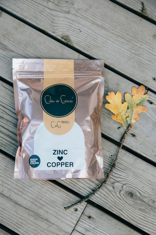 Miltä hyvä sinkki–kupari-suhde näyttää käytännössä? (mg/kg & päiväannos)