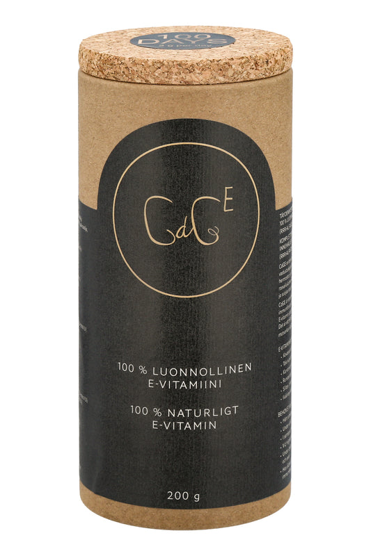 UUSI CdGE: luonnollinen E-vitamiinijauhe