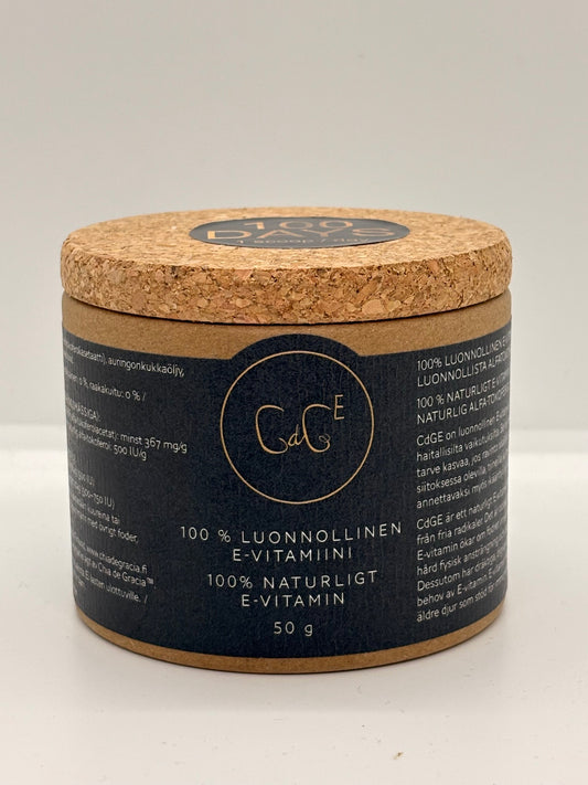 UUSI CdGE: luonnollinen E-vitamiinijauhe