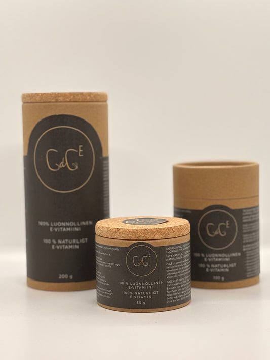 UUSI CdGE: luonnollinen E-vitamiinijauhe koirille